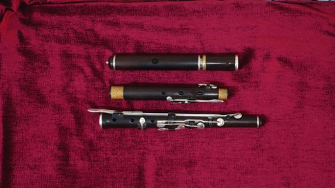 Flute from "Euler Frankfurt" after repair Flute from "Euler Frankfurt" after repair